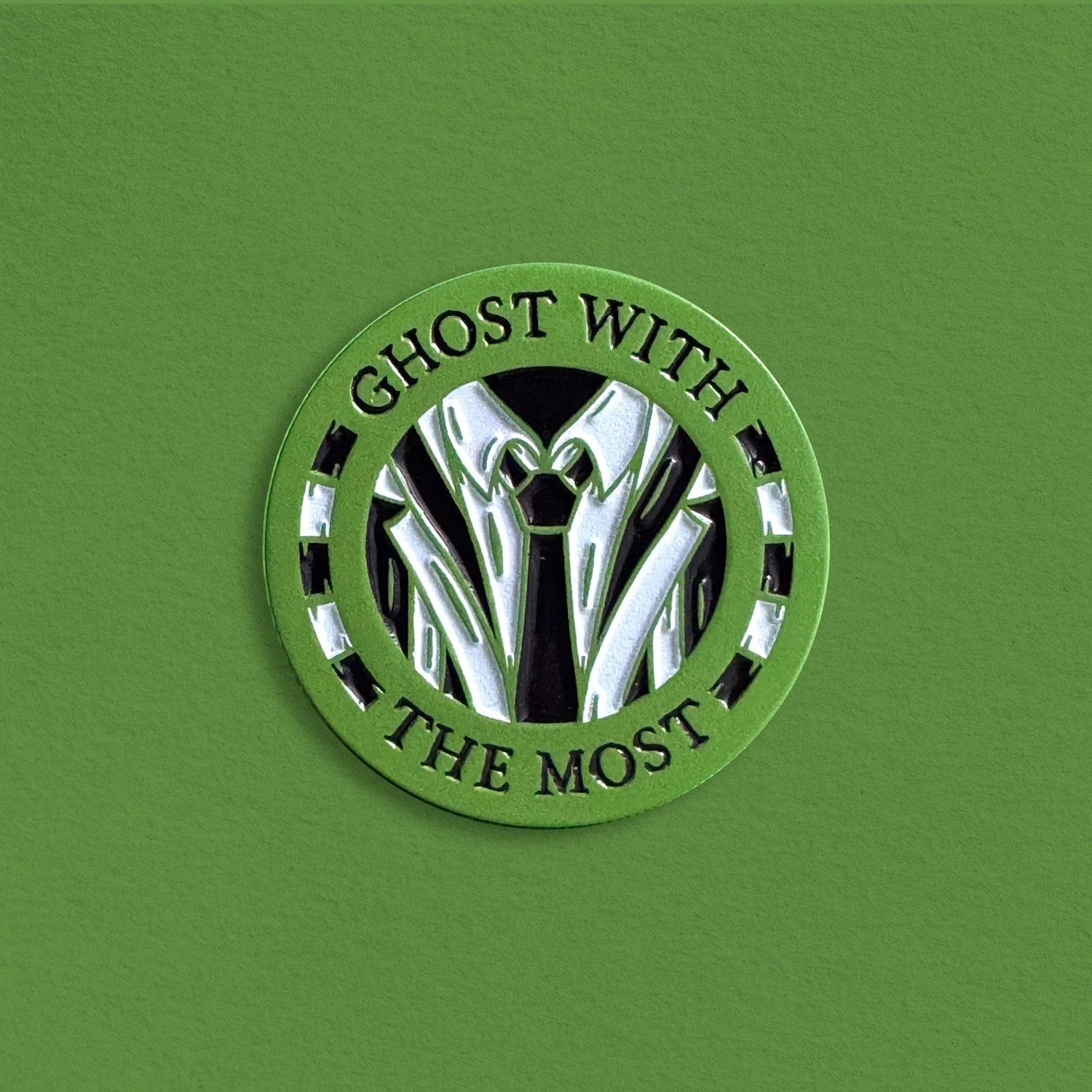 "Ghost with the Most" Pin by MacGuffin Goods