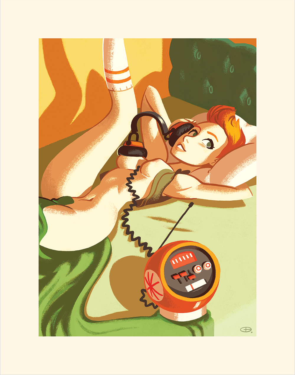 21. "Headphones" by Glen Brogan