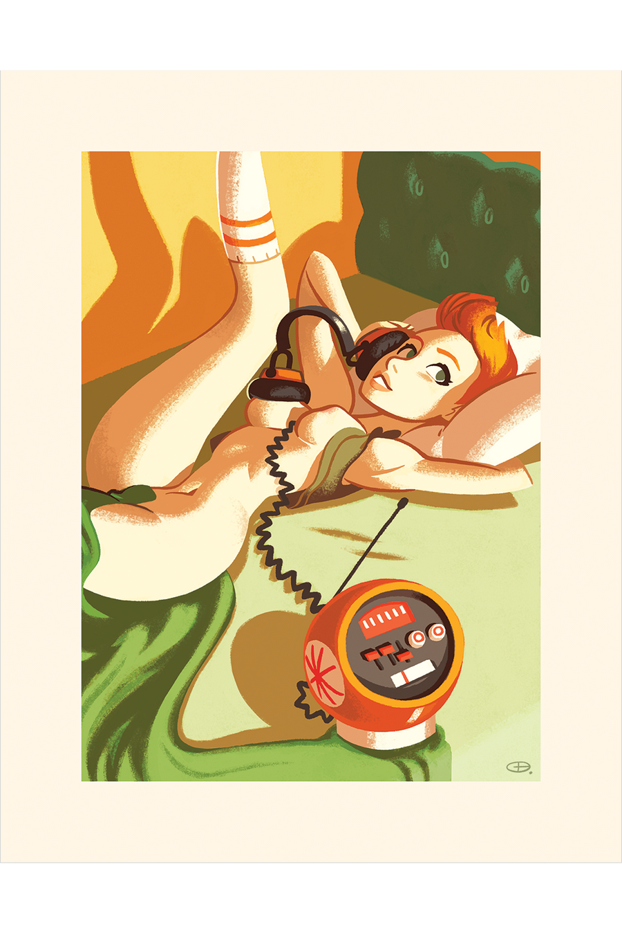 21. "Headphones" by Glen Brogan