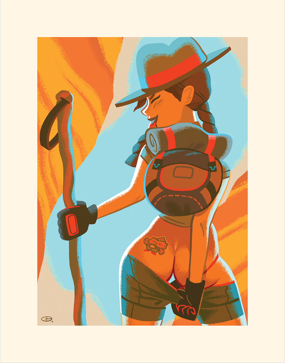 17. "Hiker" by Glen Brogan