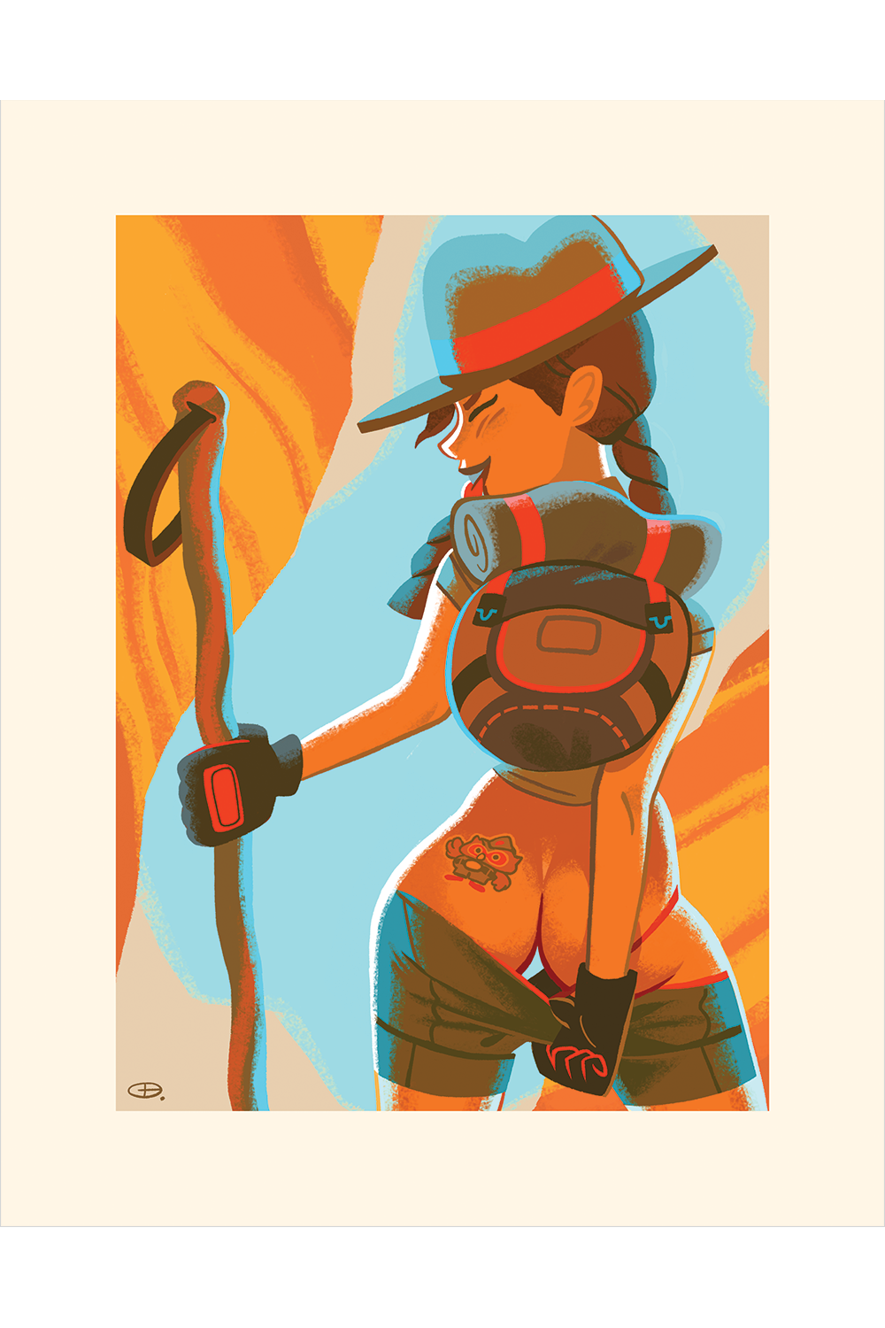 17. "Hiker" by Glen Brogan