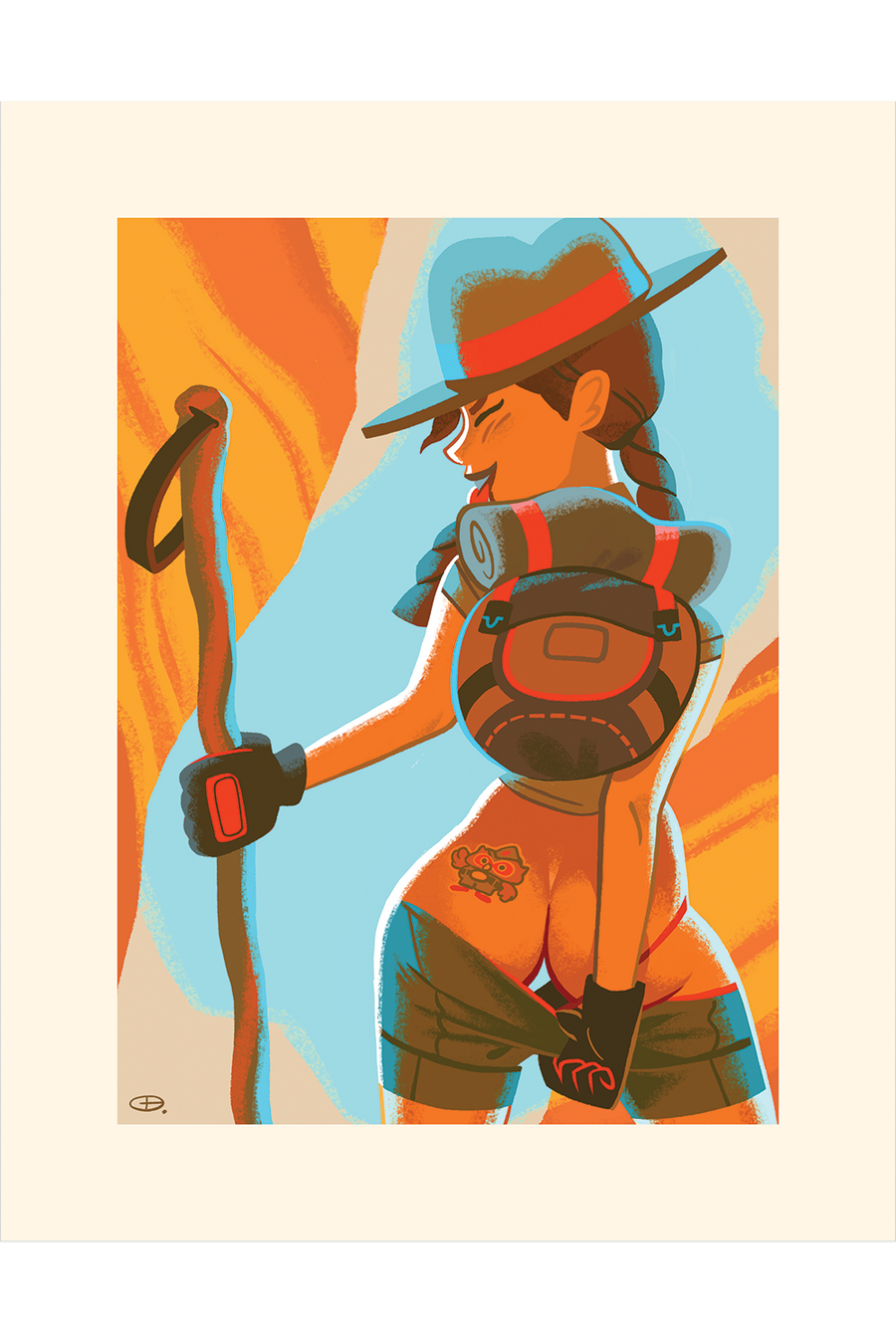 17. "Hiker" by Glen Brogan