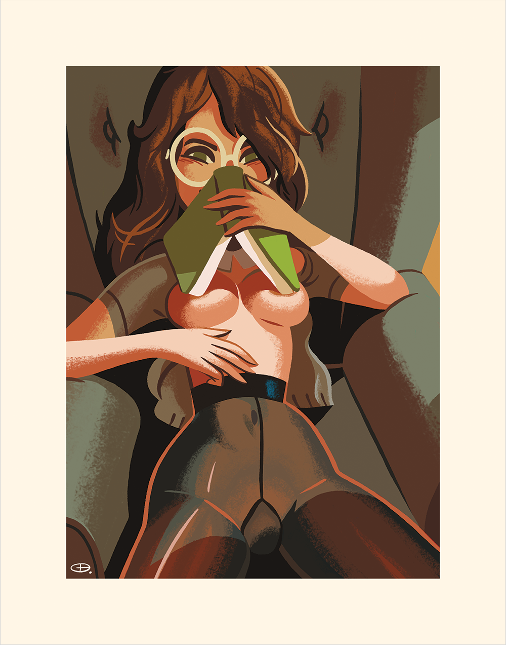 14. "Reading" by Glen Brogan