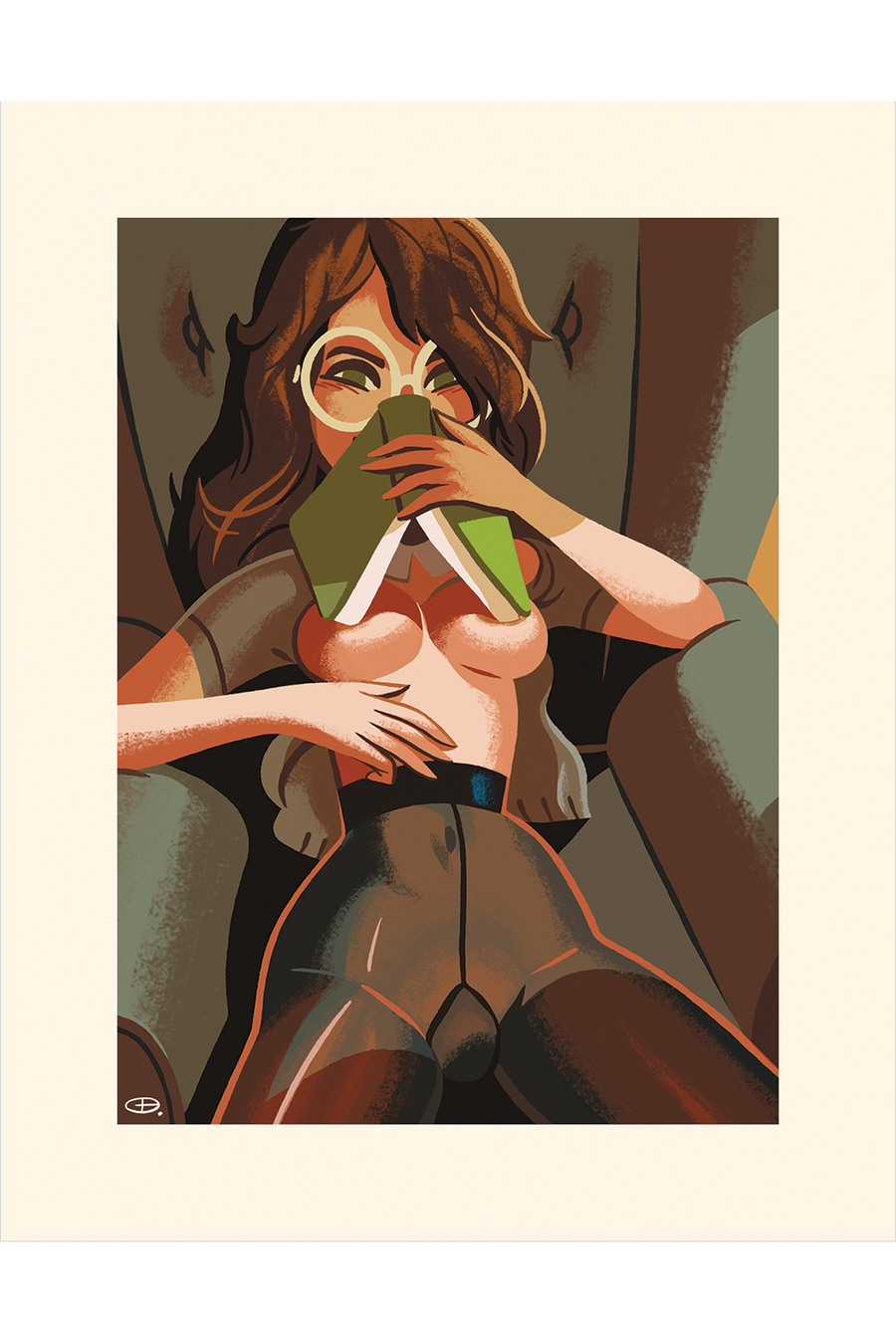 14. "Reading" by Glen Brogan