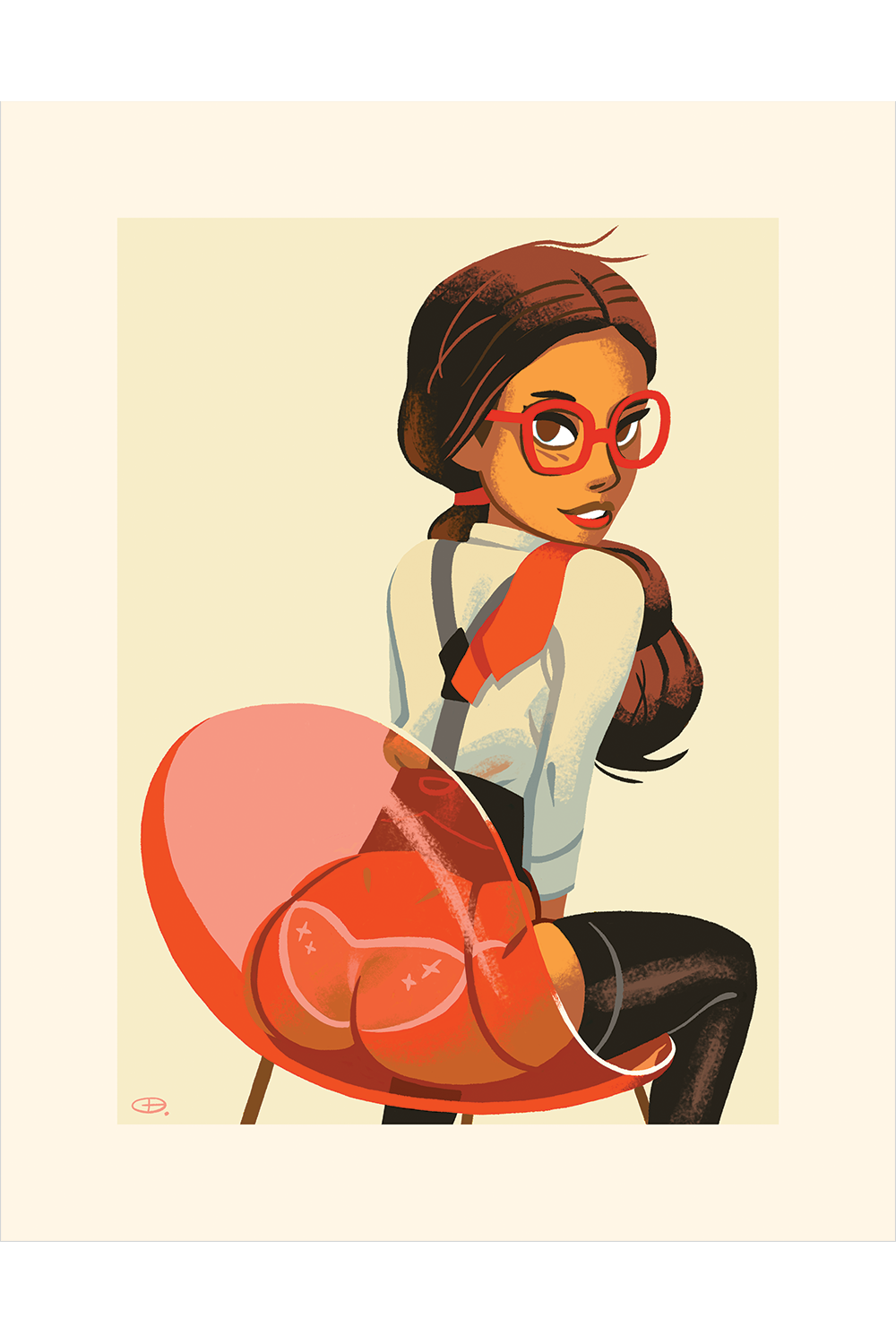 5. "Red Chair" by Glen Brogan