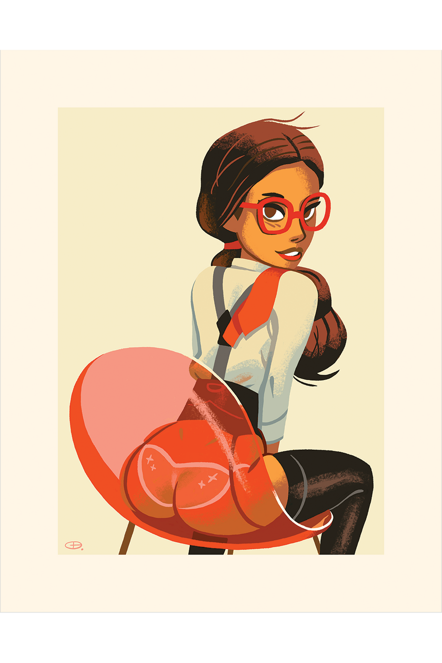 5. "Red Chair" by Glen Brogan