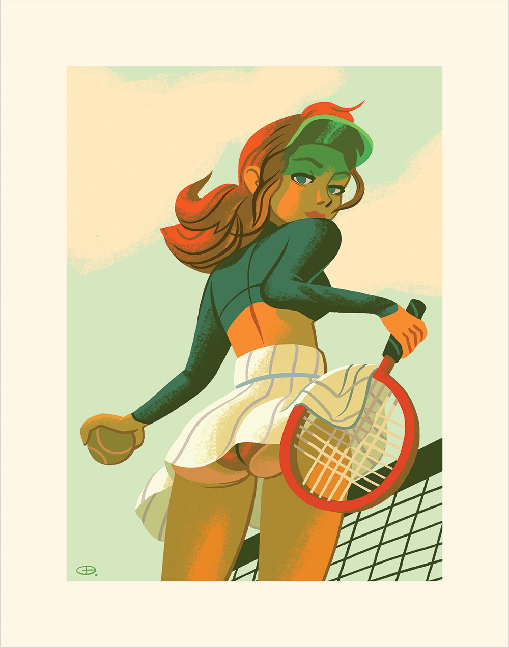13. "Tennis" by Glen Brogan