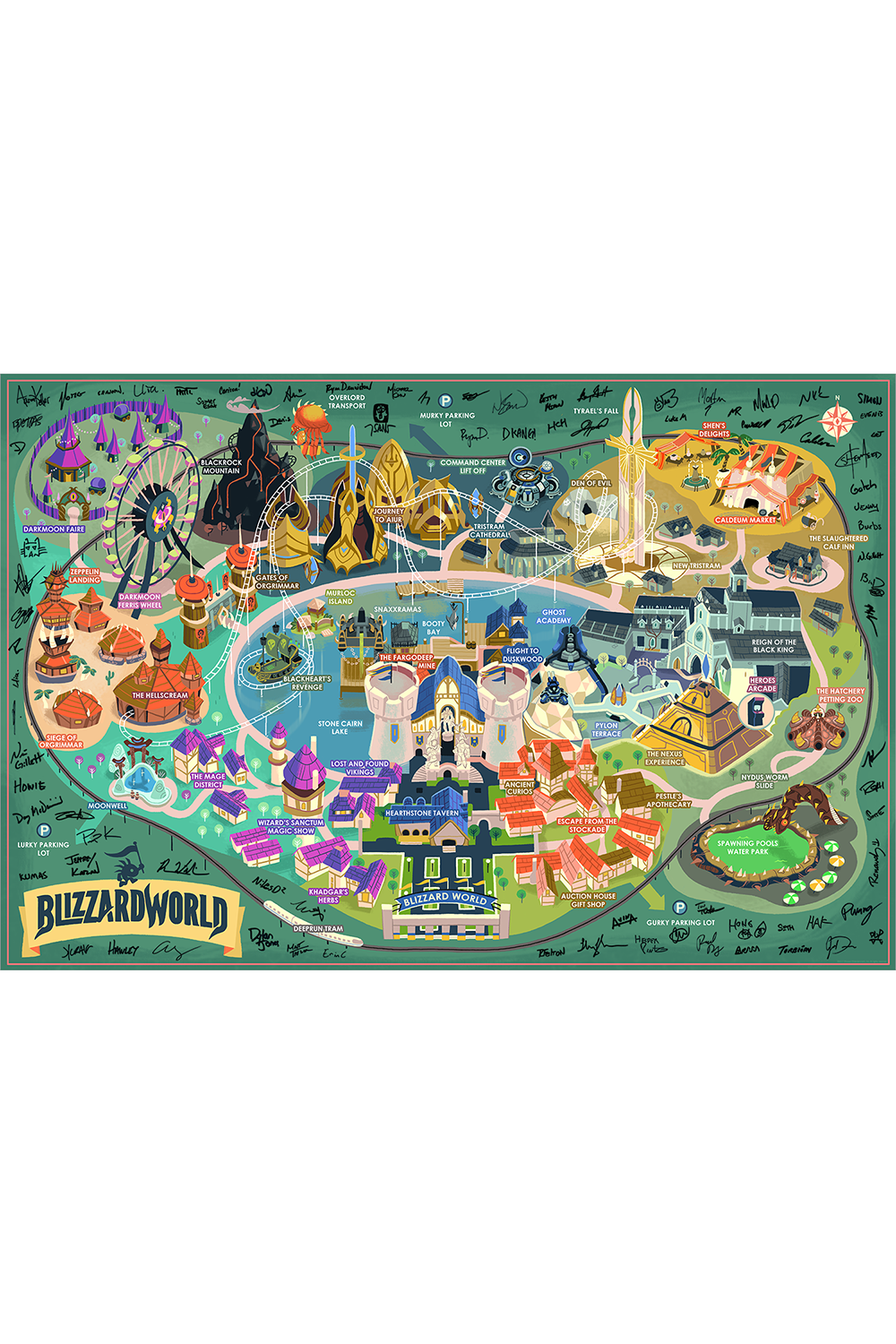 "BlizzardWorld" Large Variant (Signed by Dev Team) by Glen Brogan