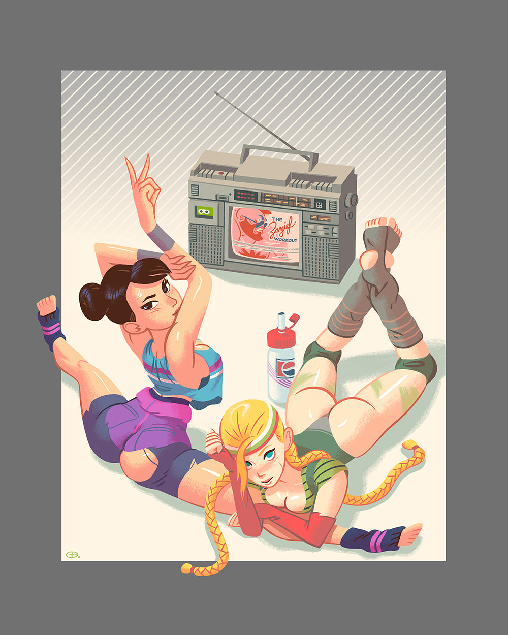 "Cammy and Chun-Li" by Glen Brogan