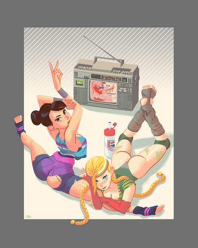 "Cammy and Chun-Li" by Glen Brogan