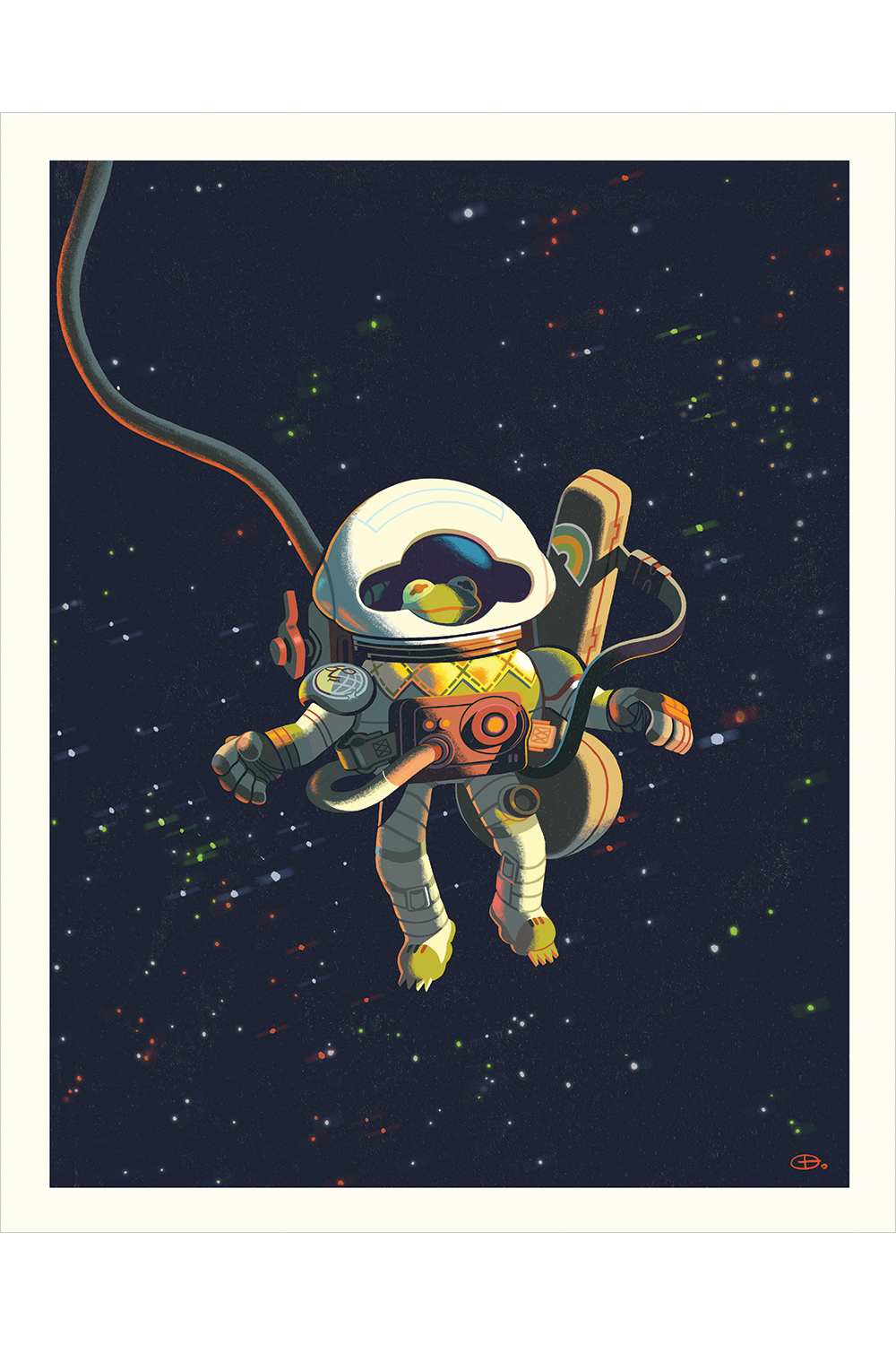 "Frogs in Space" by Glen Brogan