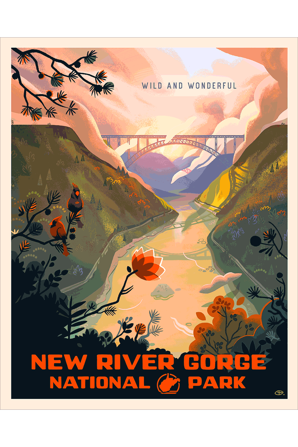 "New River Gorge" Metallic Variant by Glen Brogan