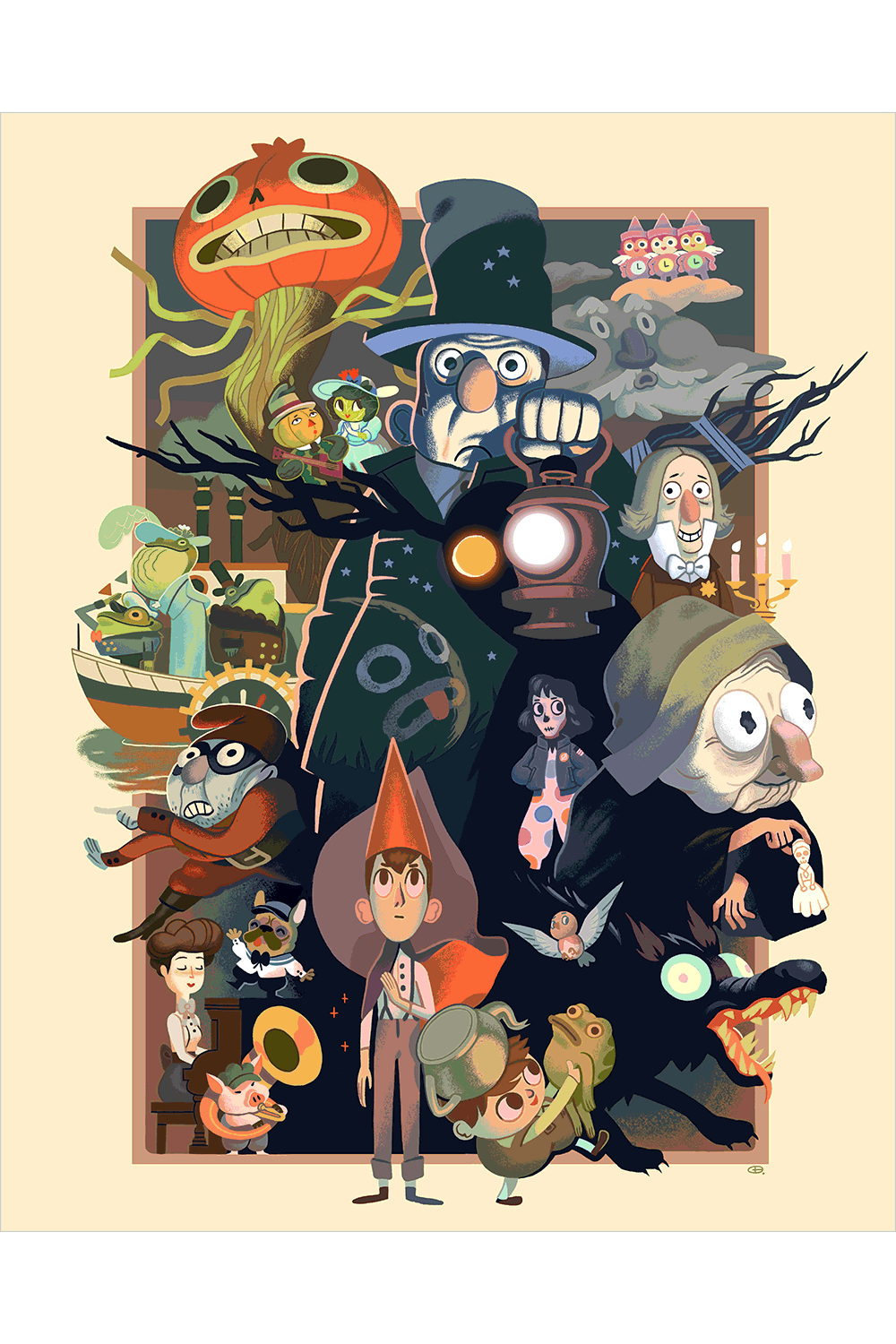 "Over The Garden Wall" Metallic Variant by Glen Brogan