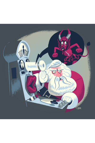 "Santa vs Devil" by Glen Brogan