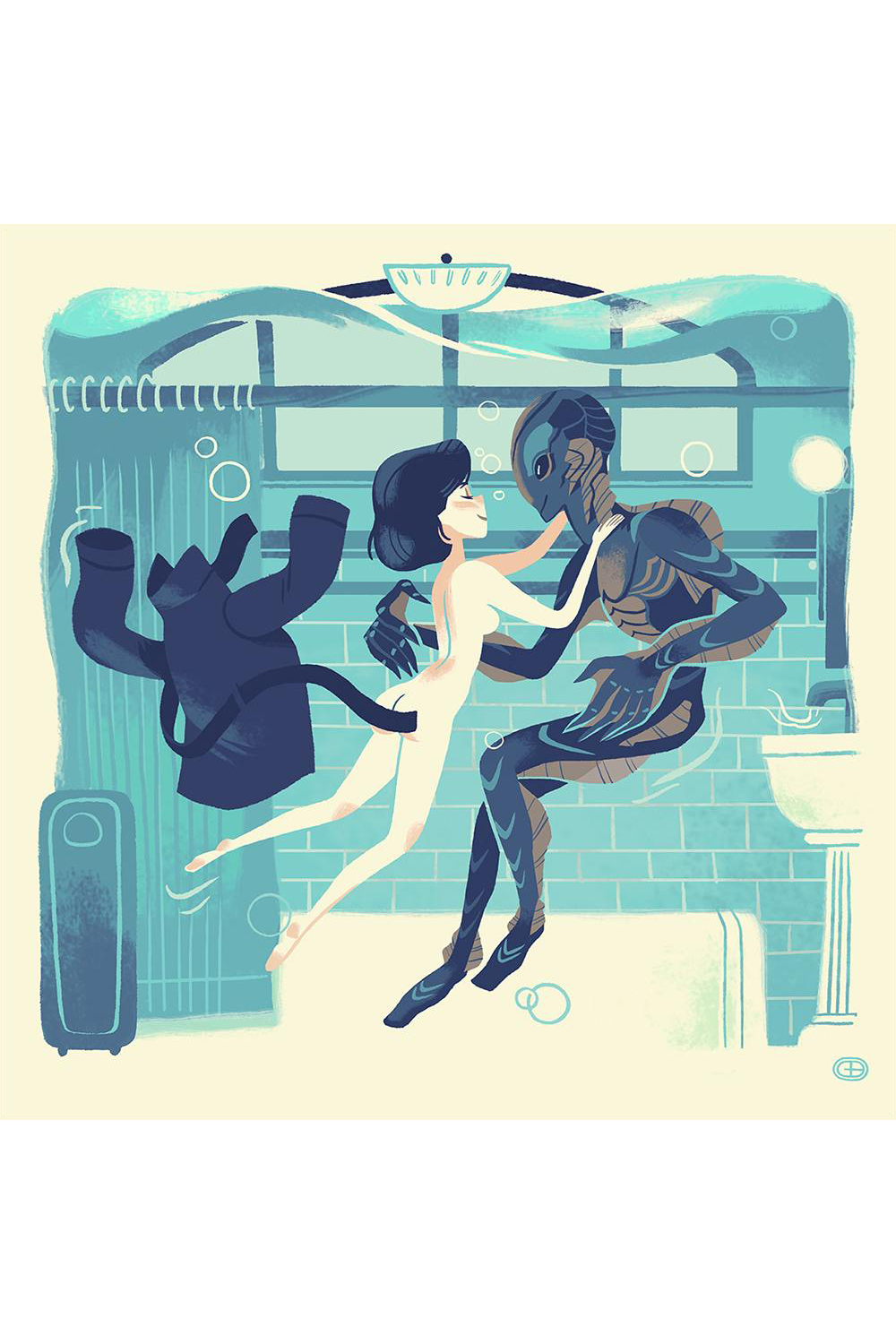 "The Shape of Water" Variant by Glen Brogan