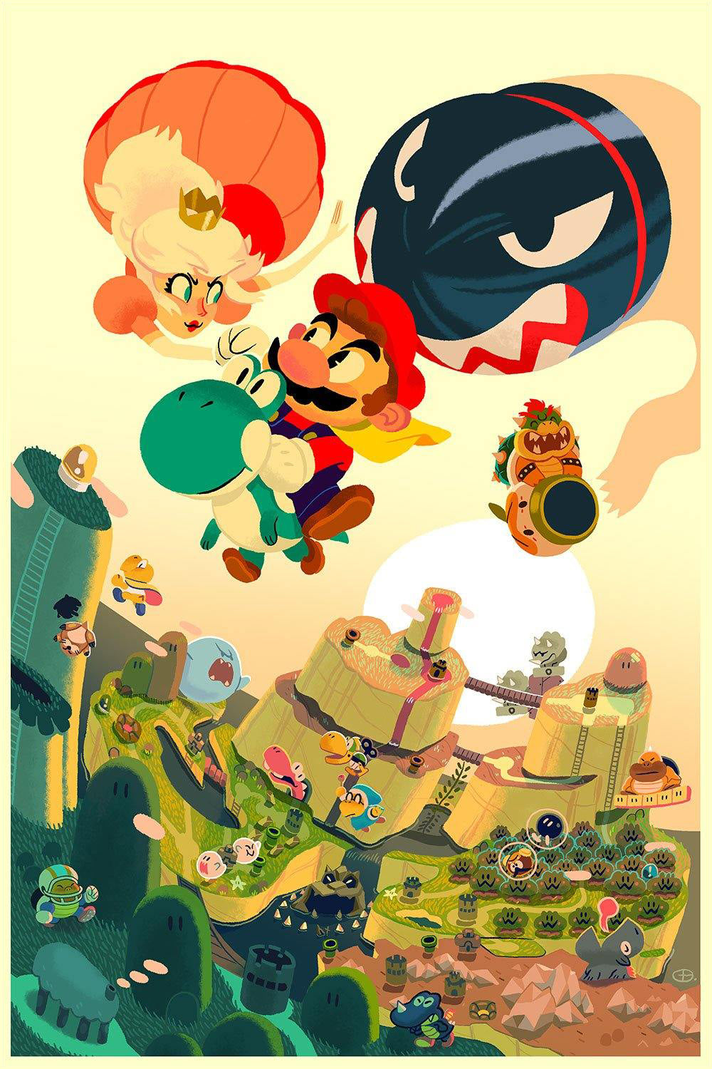 "Dinosaur Land, 1990" by Glen Brogan