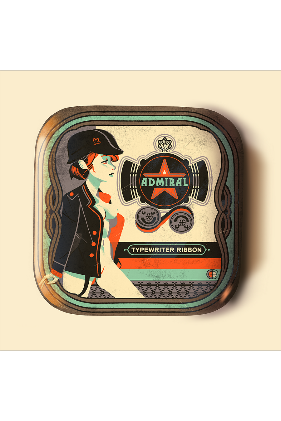 "Vintage Product Designs: Typewriter Ribbon" by Glen Brogan