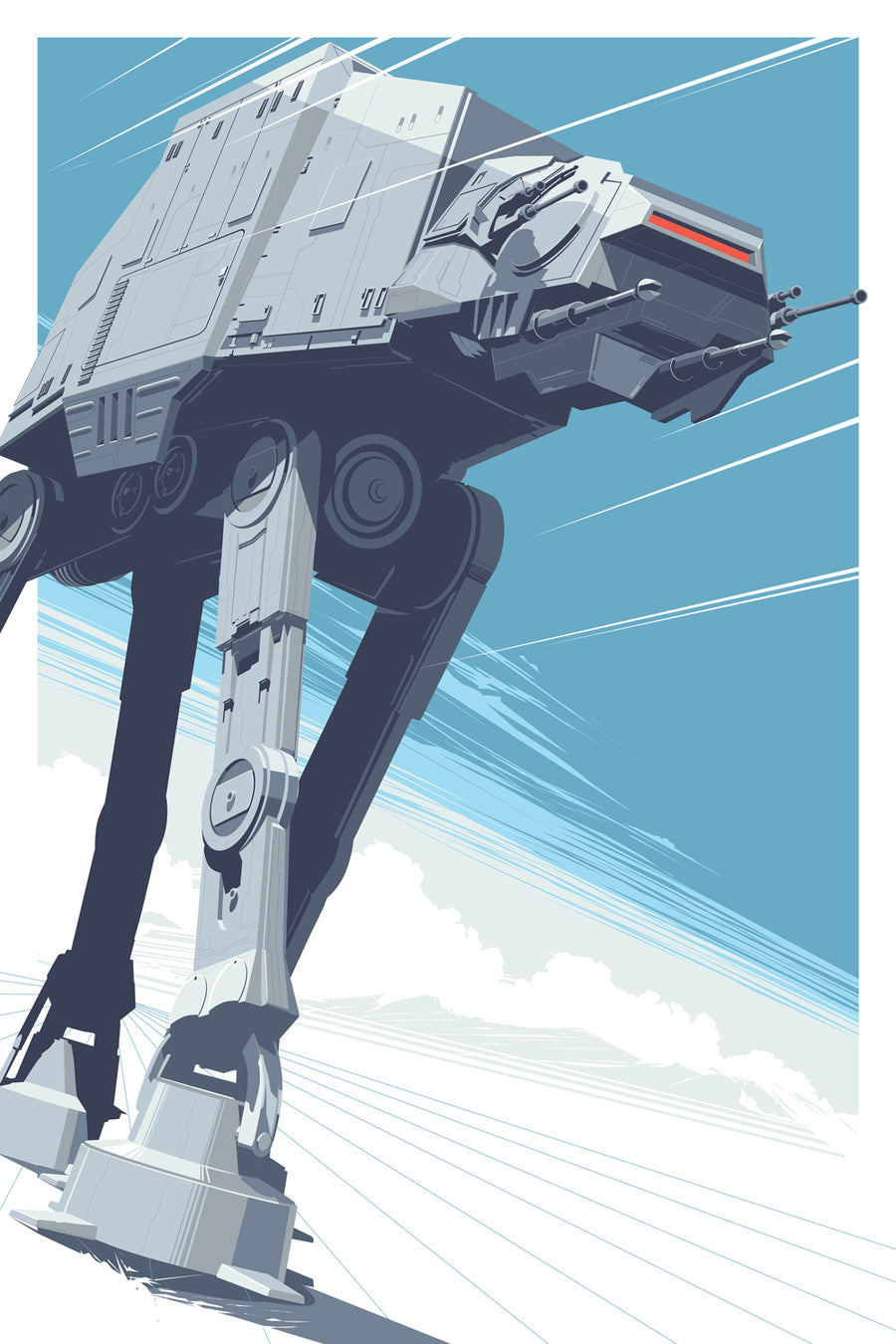 "AT-AT" Art Print