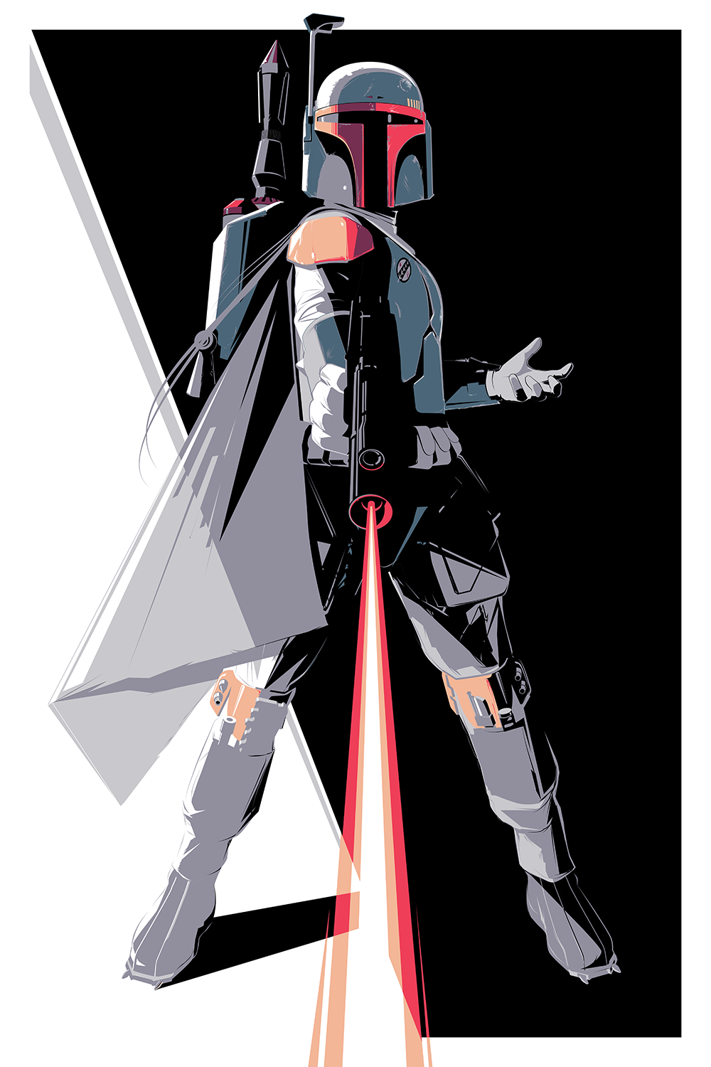 "Boba Fett" Metallic and Regular Prints