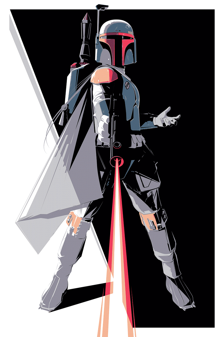 "Boba Fett" Metallic and Regular Prints