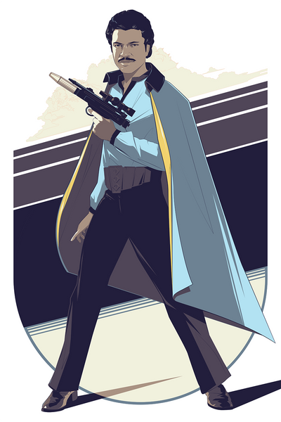 "Lando" Metallic and Regular Prints