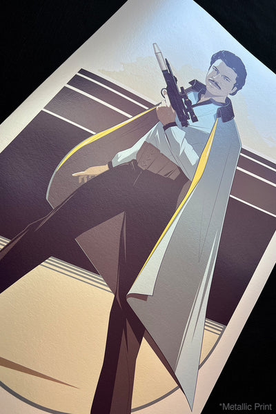 "Lando" Metallic and Regular Prints