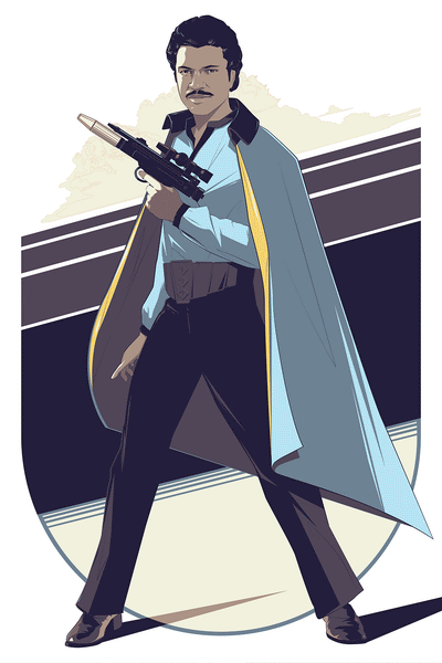 "Lando" Metallic and Regular Prints