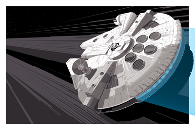 "Falcon" Metallic and Regular Prints