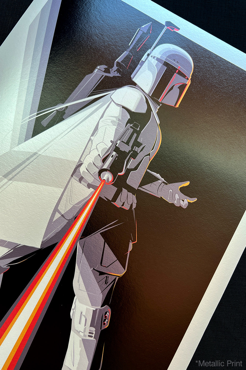 "Proto Fett" Metallic and Regular Prints