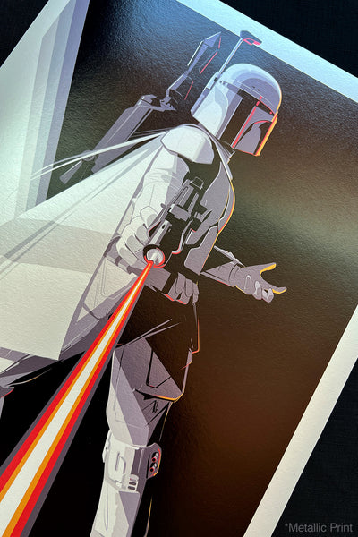"Proto Fett" Metallic and Regular Prints