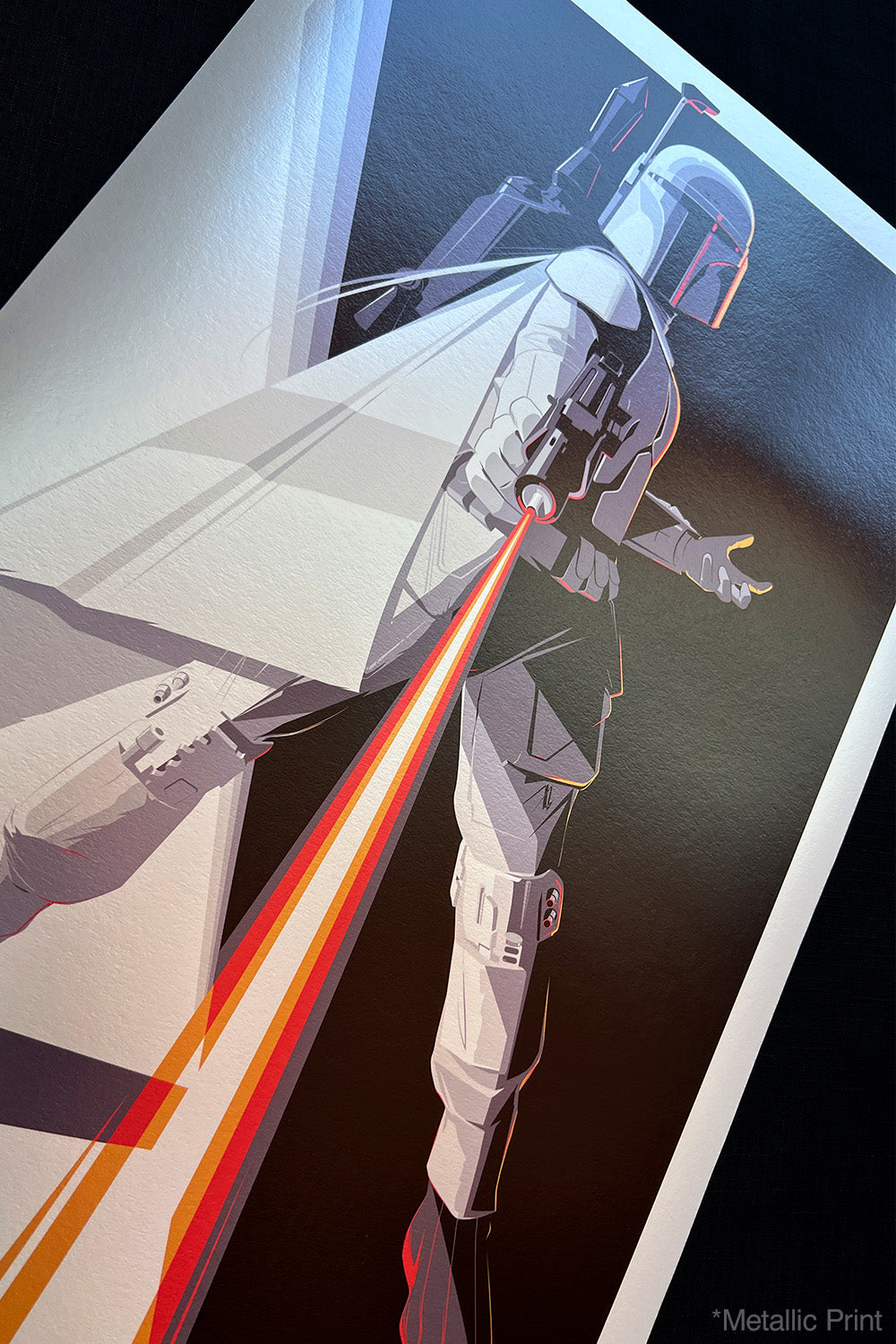 "Proto Fett" Metallic and Regular Prints