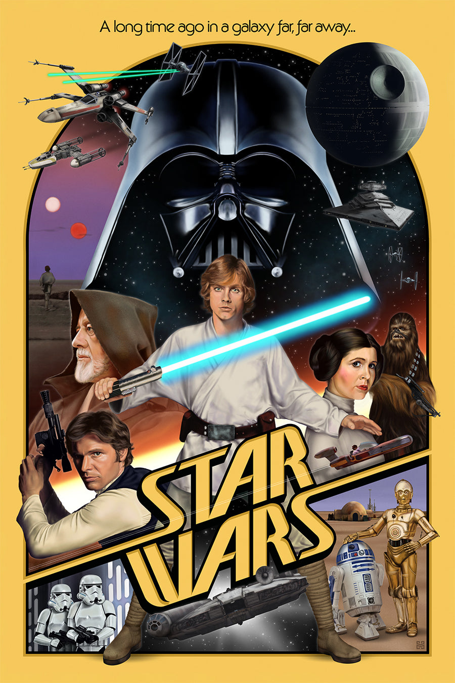 "A Long Time Ago in a Galaxy Far, Far Away..." by Haddon McKinney