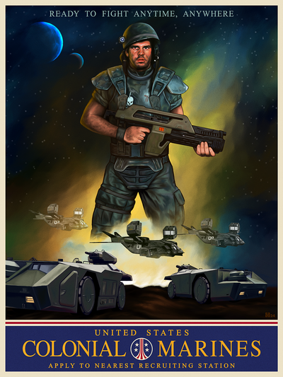 "Join the Colonial Marines" by Haddon McKinney