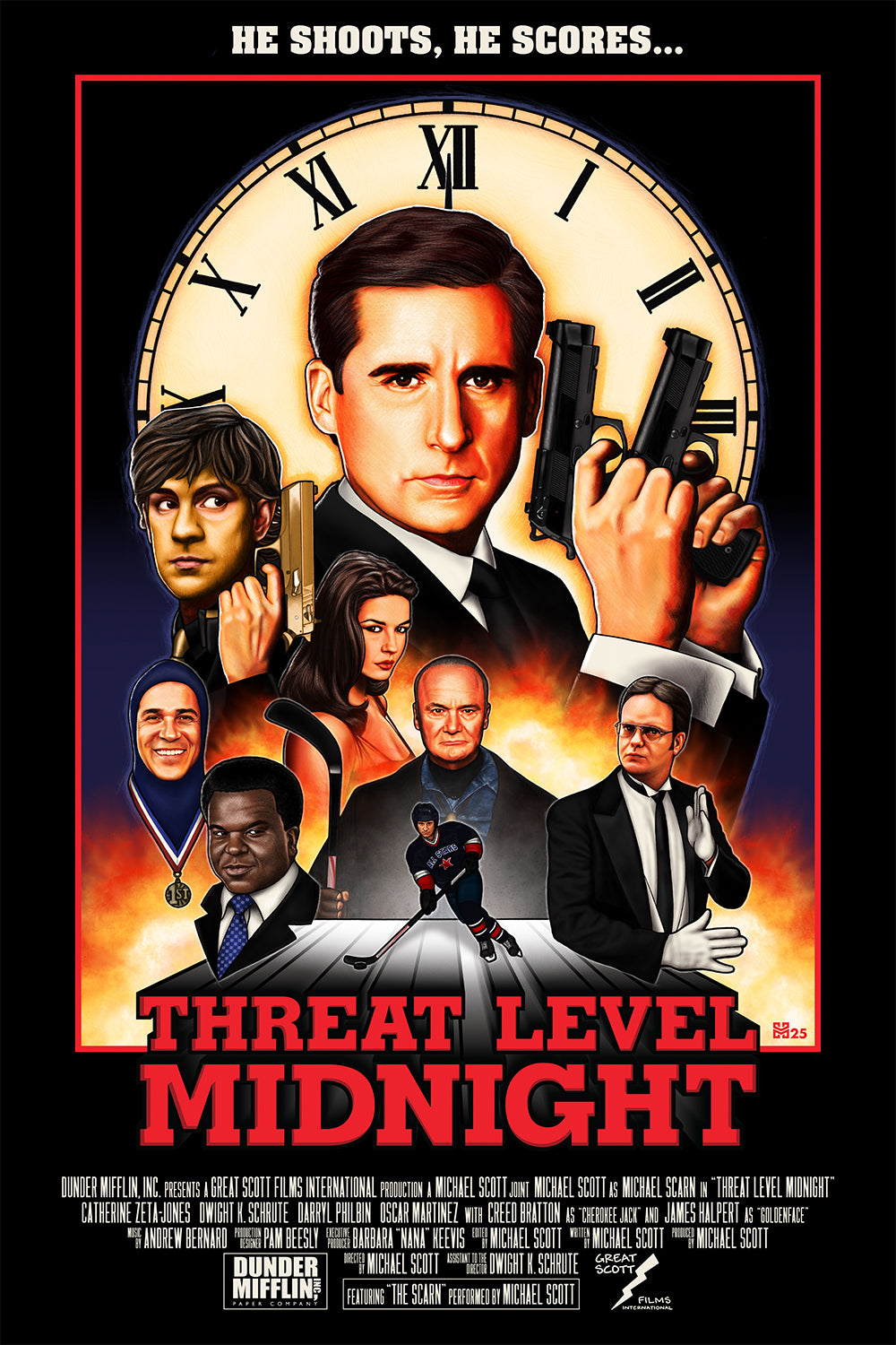 "Threat Level Midnight" by Haddon McKinney