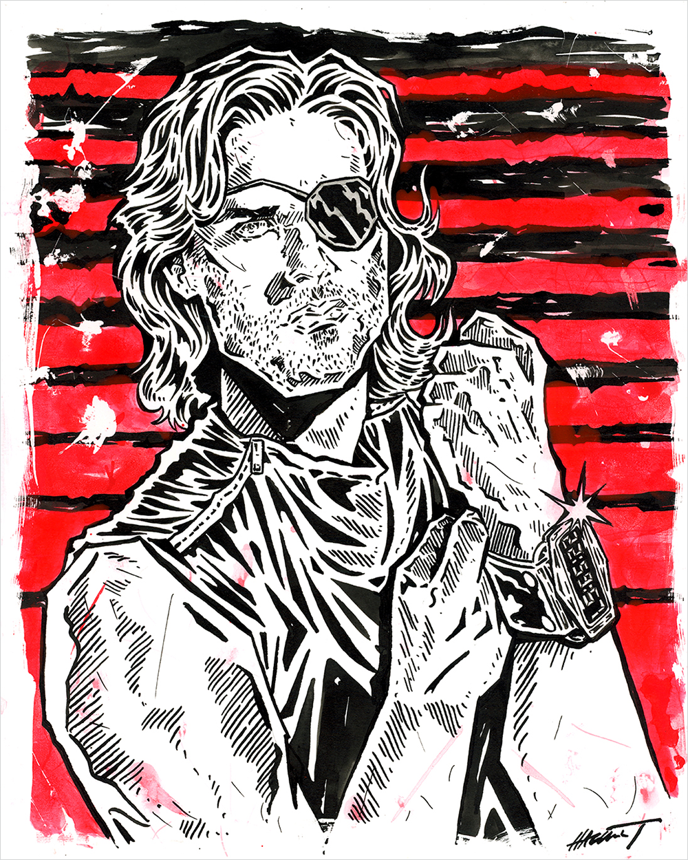 "Call me Snake" Original by HAGCULT