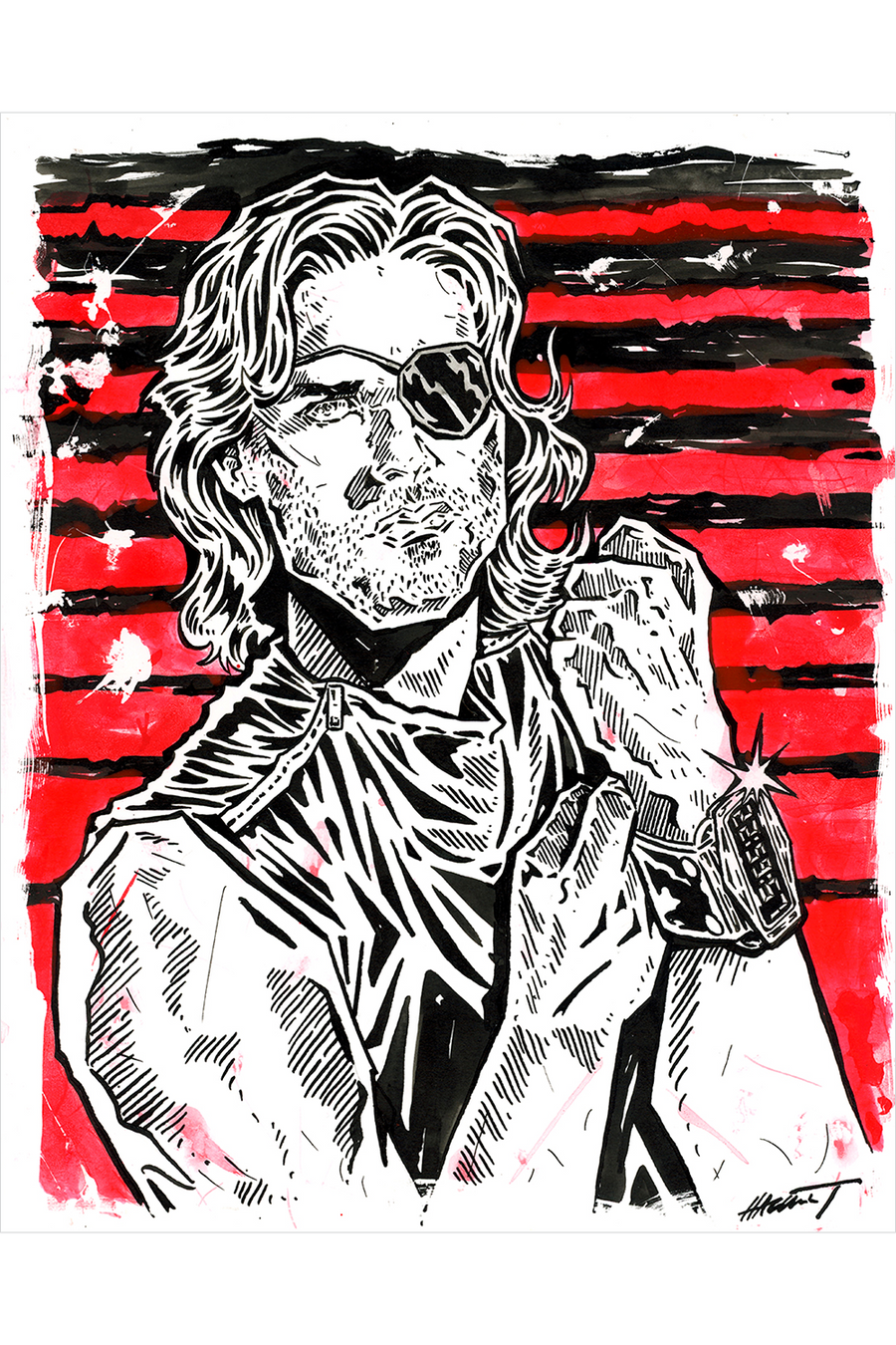 "Call me Snake" Original by HAGCULT