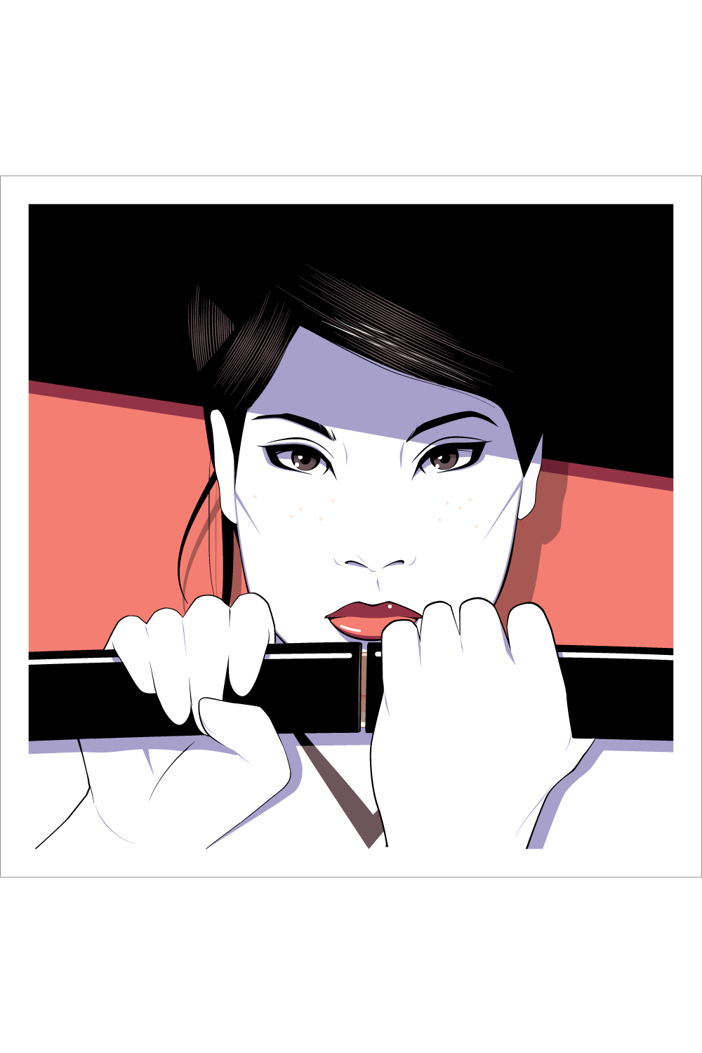 "Hanzo'd" Red Square by Craig Drake