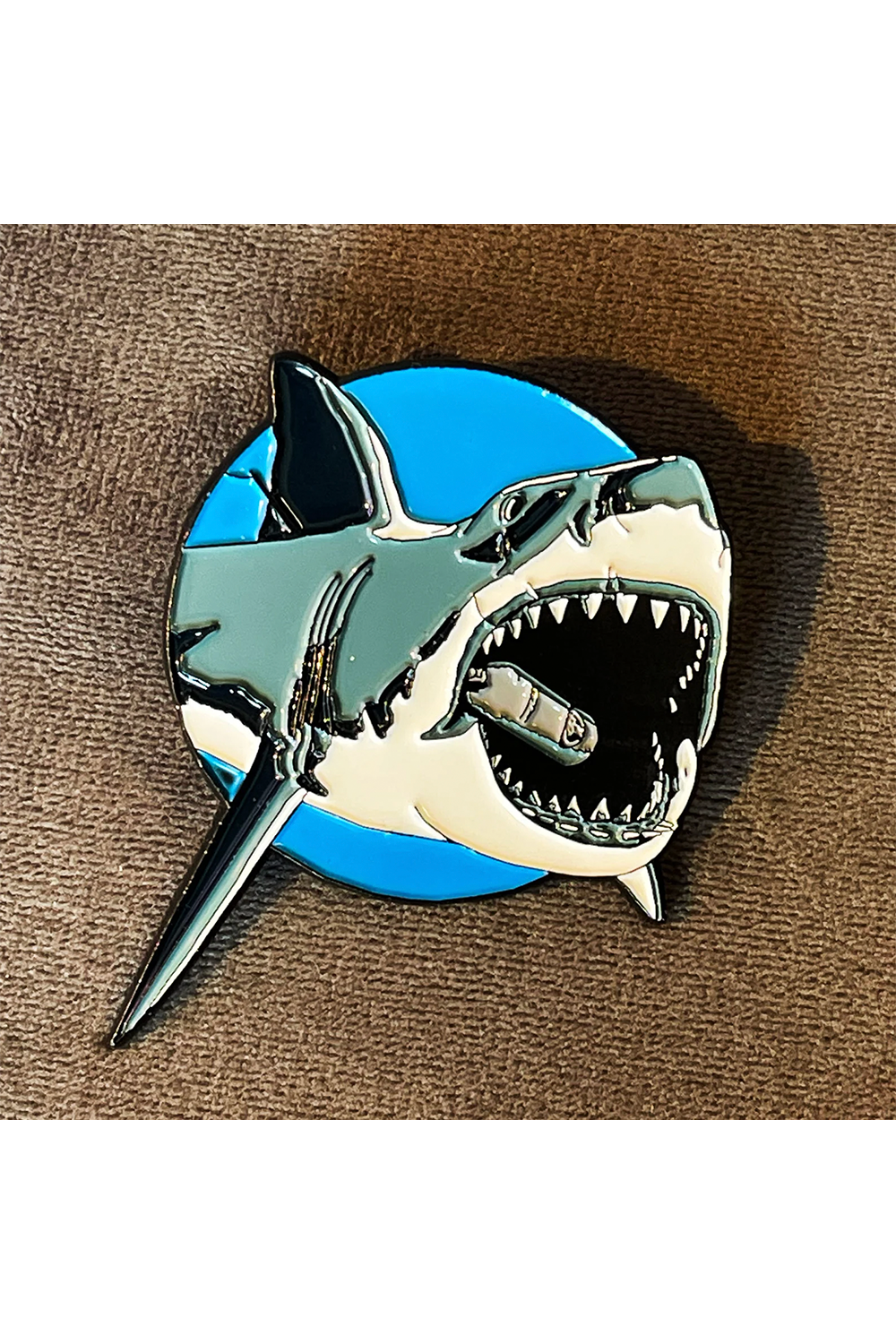 "Bruce the Shark" Pin by Hellraiser Designs