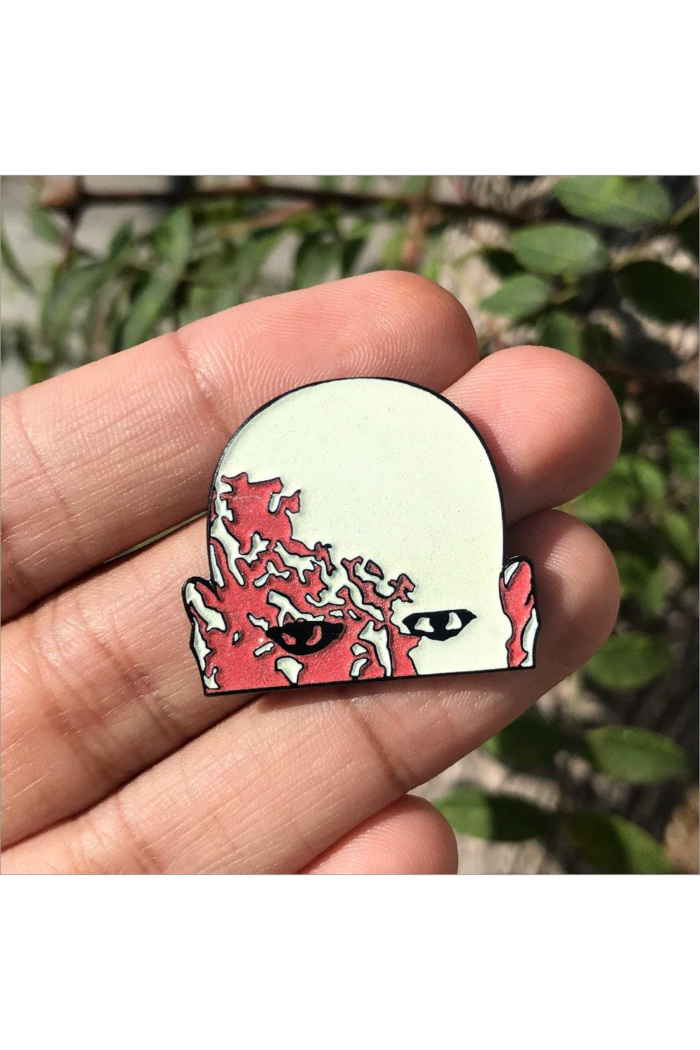 597. "Dawn of the Dead" GID Pin by Hellraiser Designs