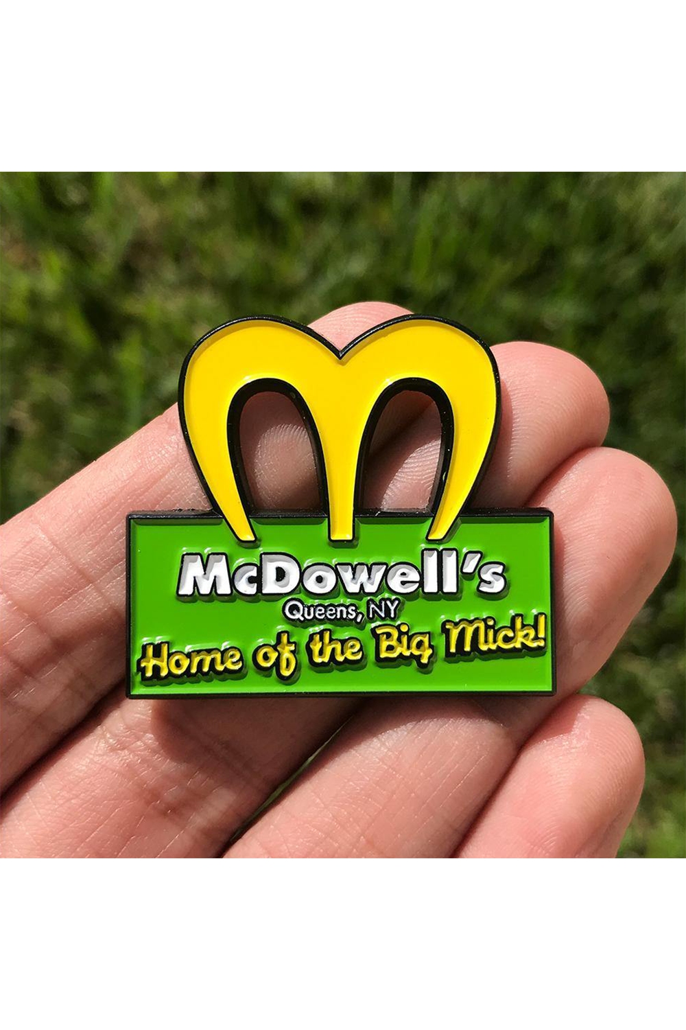607. "McDowell's" Pin by Hellraiser Designs