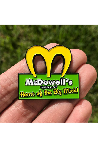 607. "McDowell's" Pin by Hellraiser Designs