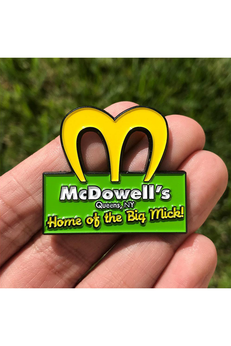 607. "McDowell's" Pin by Hellraiser Designs