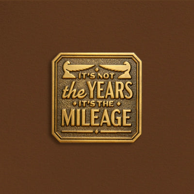 "It's Not the Years" Pin by MacGuffin Goods