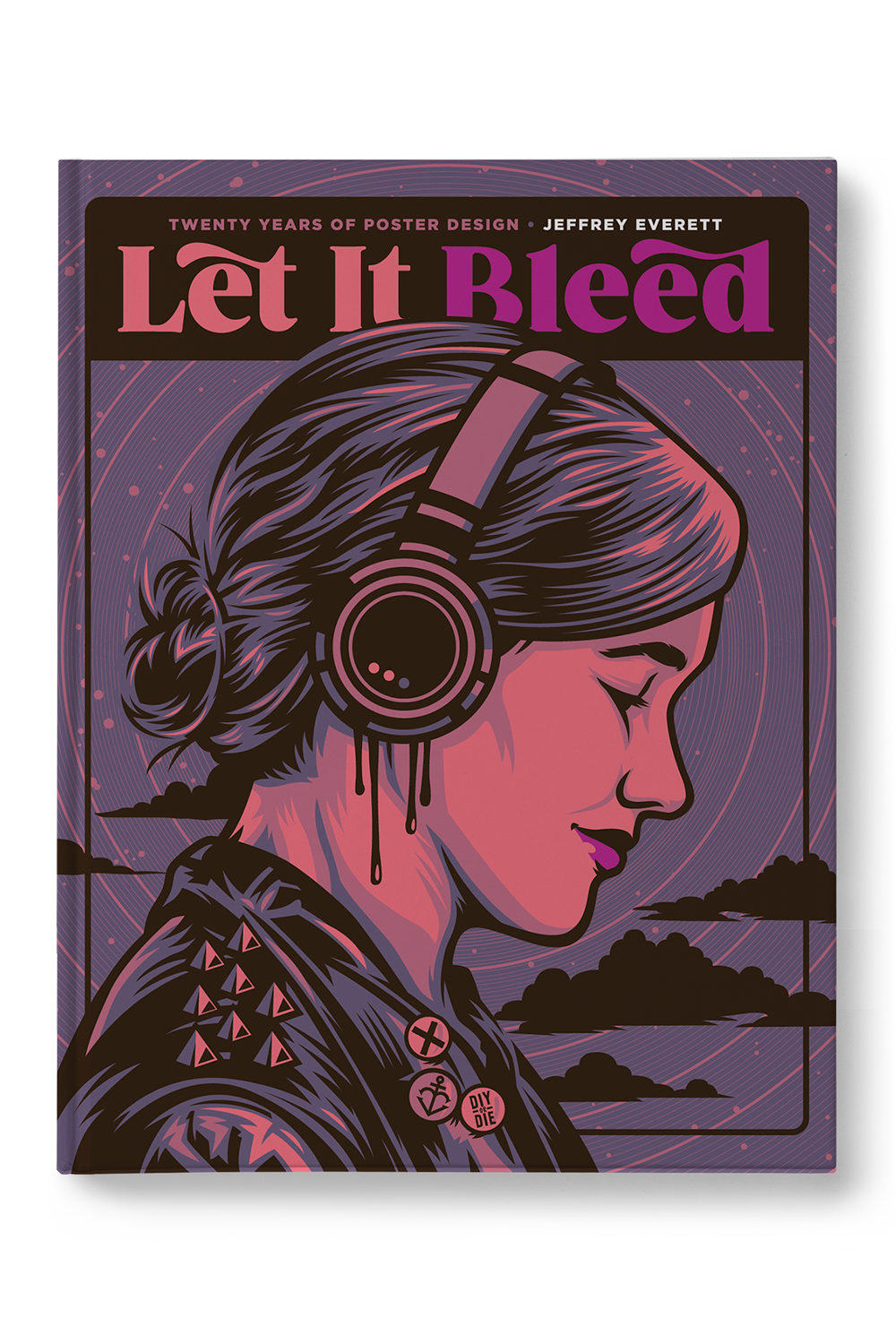 "Let It Bleed - 20 Years of Concert Poster Design" Book by Jeffrey Everett - Rockets Are Red
