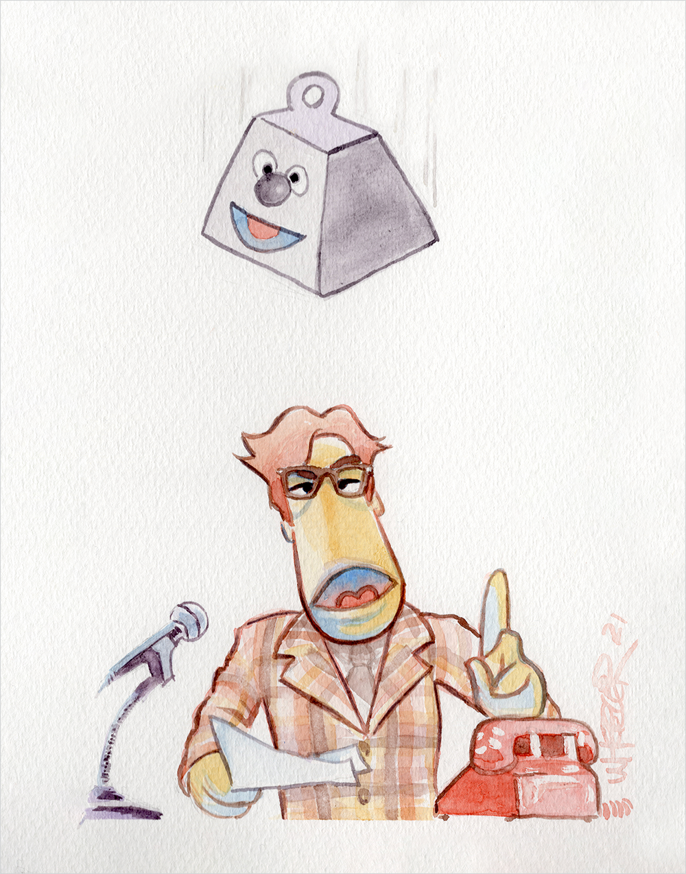 "Newsman" by Jeremy Wheeler