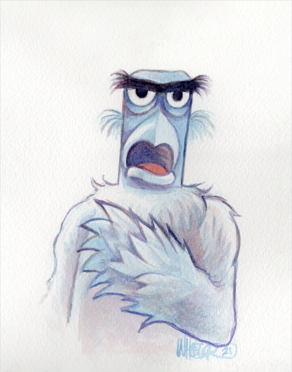 "Sam the Eagle" by Jeremy Wheeler