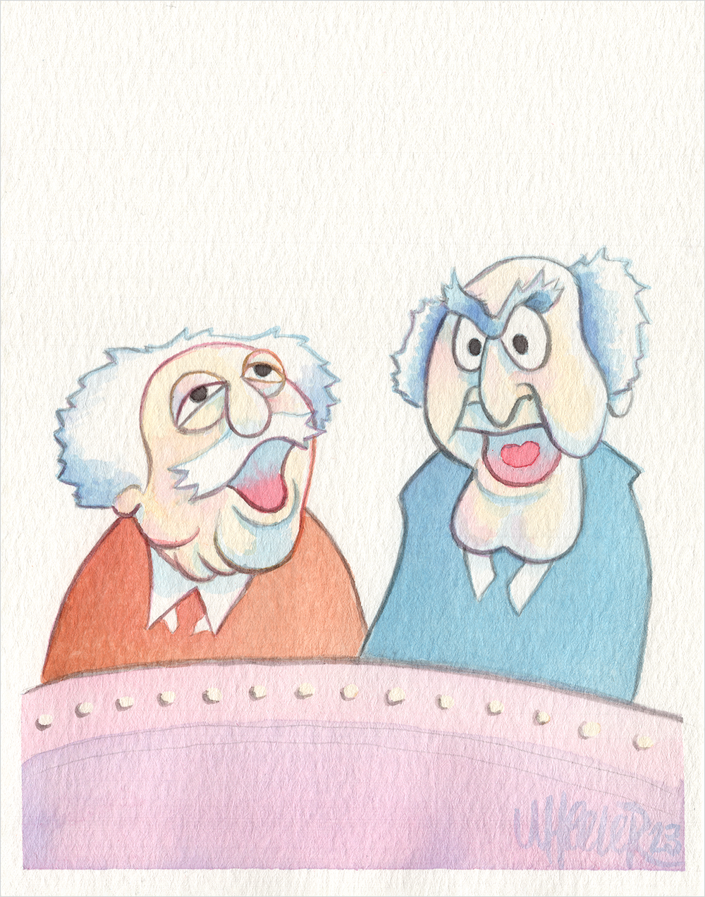 "Statler and Waldorf" by Jeremy Wheeler