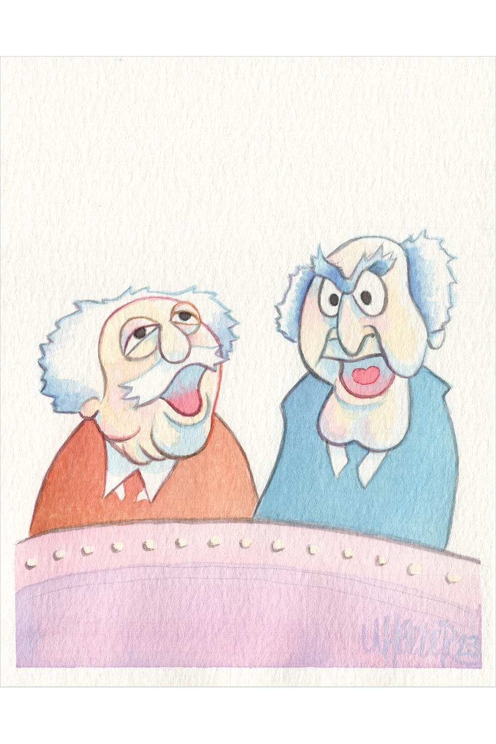 "Statler and Waldorf" by Jeremy Wheeler