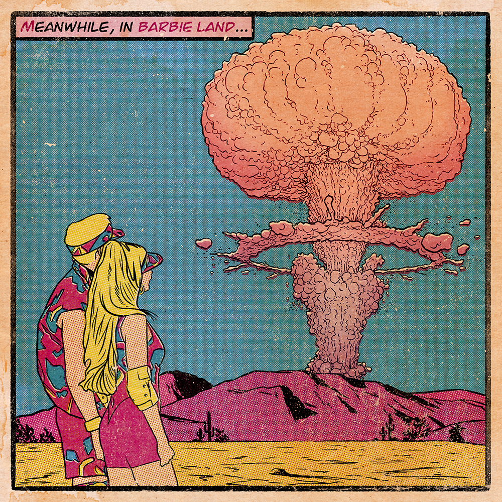 "Barbenheimer" by Jerome Caskets