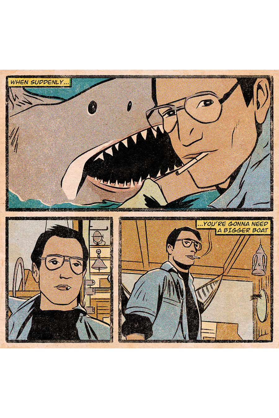 "You're Gonna Need A Bigger Boat" by Jerome Caskets